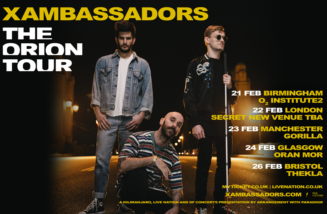X Ambassadors announce The Orion Tour playing a secret London venue