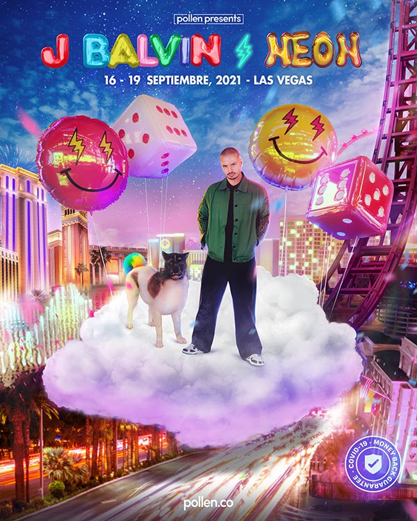 J Balvin x Pollen Announce "NEON," a 3day Latin Music Festival at