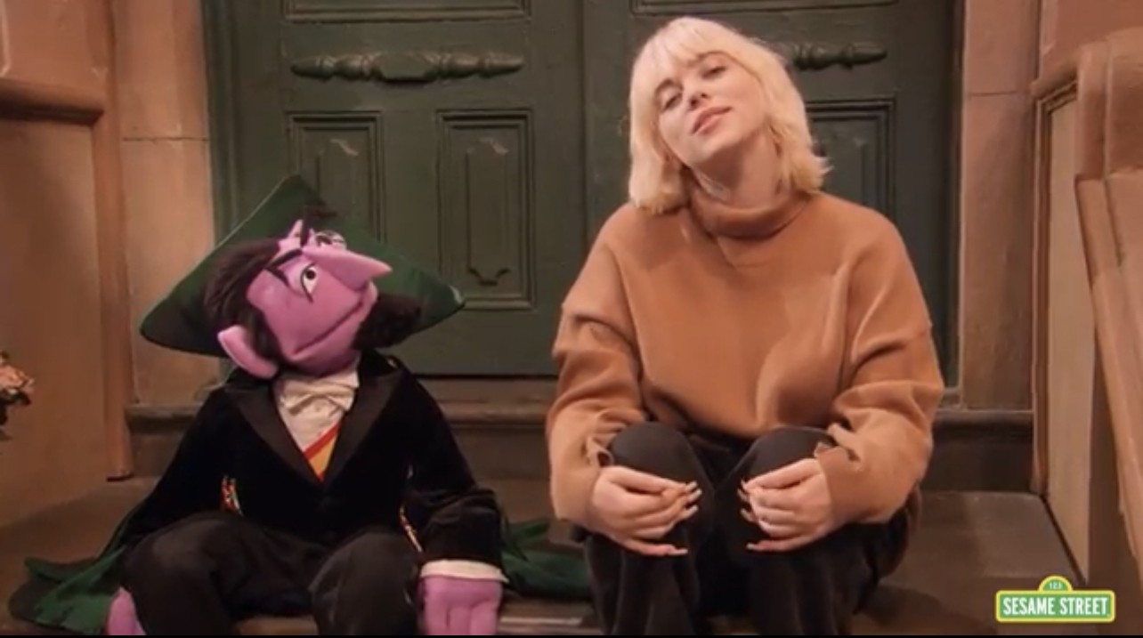 Billie Eilish Sings “Happier Than Ever” with the Count on ‘Sesame