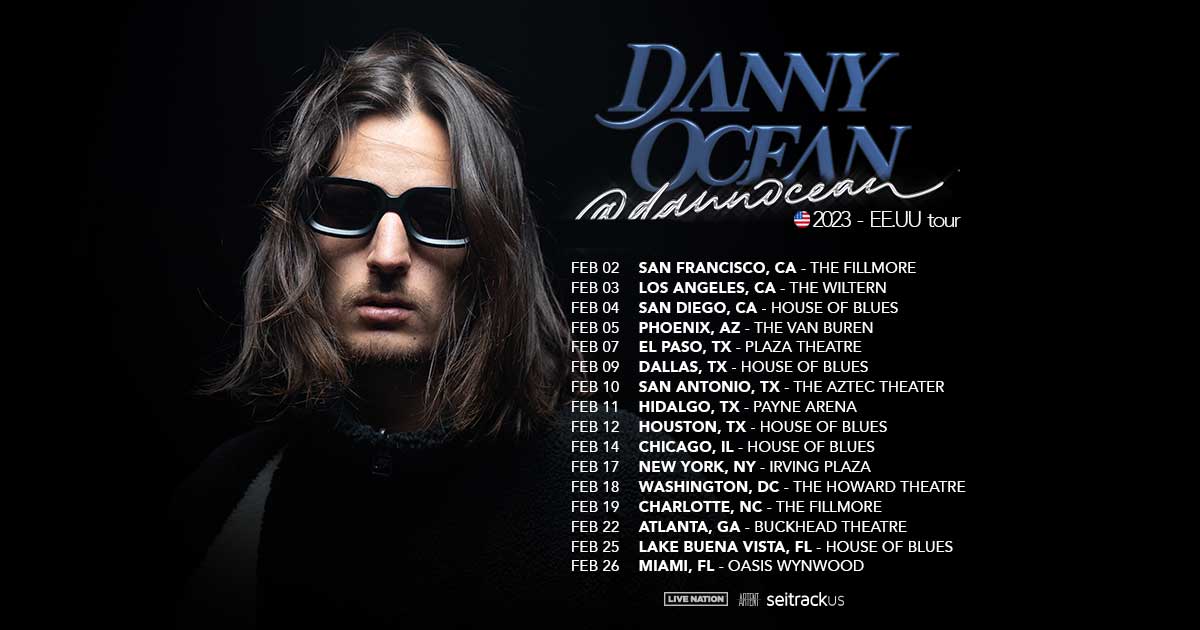Danny Ocean Announces 2023 U.S. Tour Entertainment Rocks