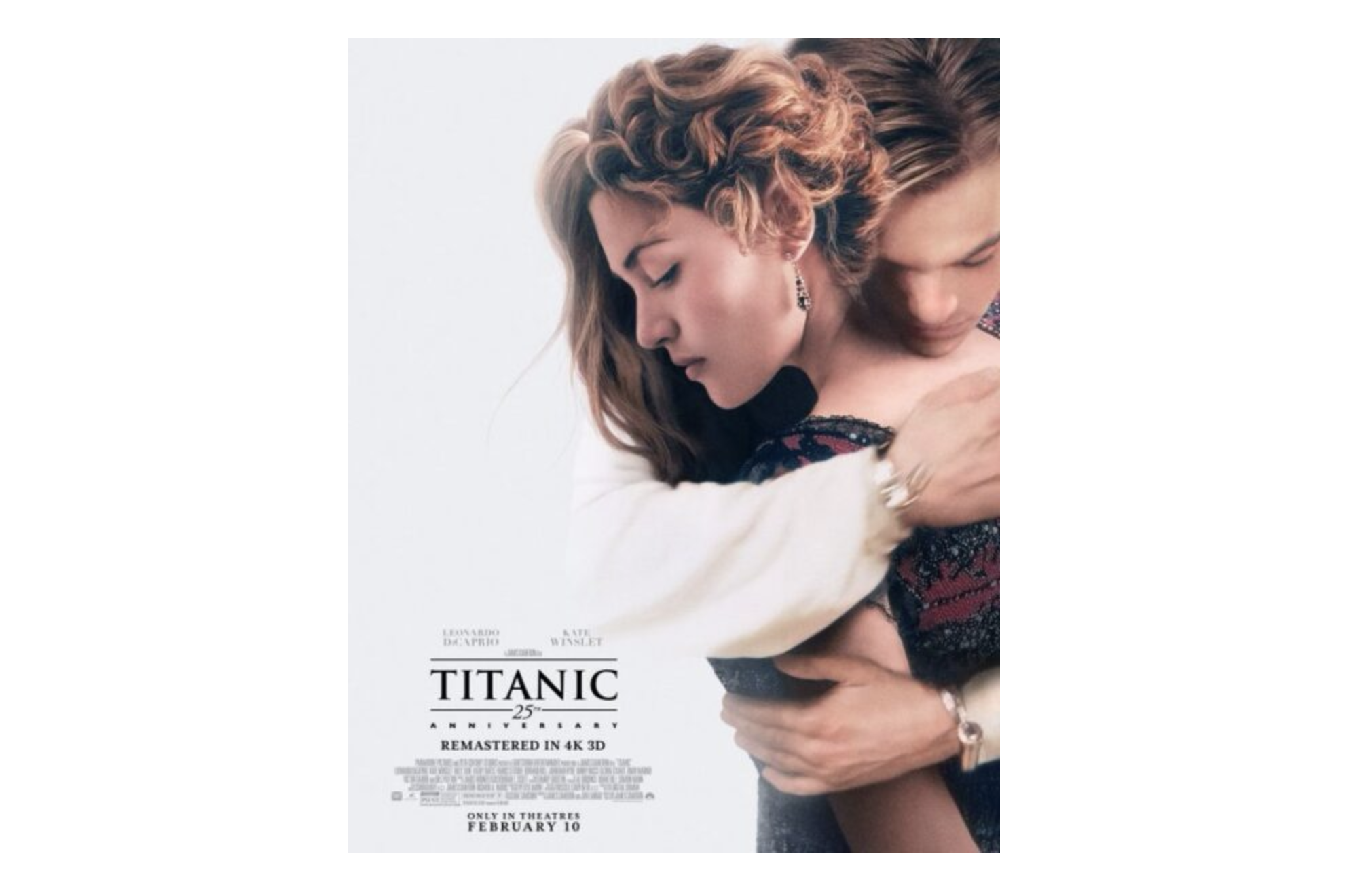 "TITANIC" Celebrates 25th Anniversary with Return to Movie Theaters on